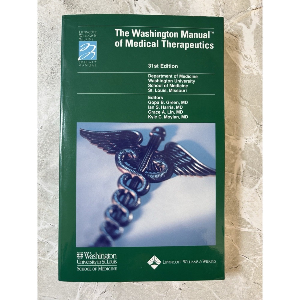 The Washington Manual Of Medical Therapeutics 31st Edition - GOOD